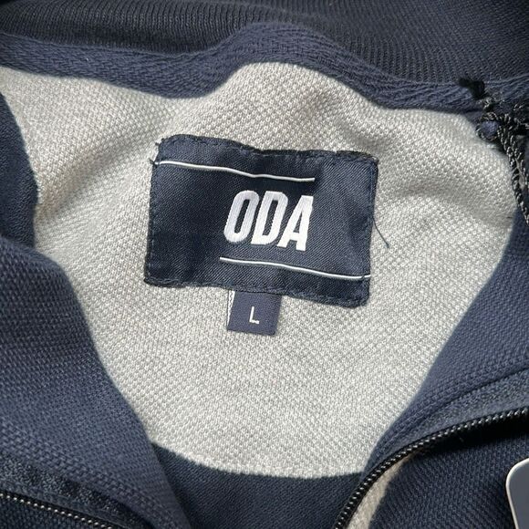 Oda Quarter Zip Jacket Mens L Large Blue New - Picture 6 of 8